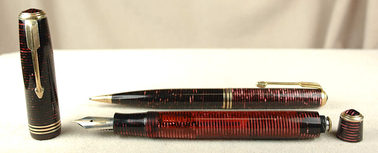 Vintage Pens: 4527: Parker: Vacumatic Set